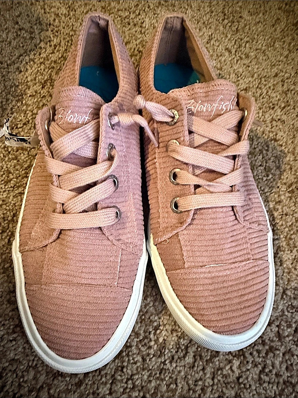 Blowfish Malibu Play Sneaker Pink Lace-Up Sneakers US 8.5